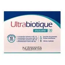 Nutrisante ultrabiotique équilibre 30 gélules végétales