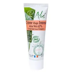 Pur Aloé Crème Visage Intense à l'Aloe Vera Bio 50 ml