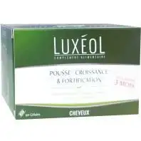 Luxéol cheveux pousse et croissance 90 gélules 3 mois