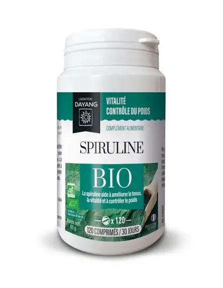 Dayang Spiruline bio 120 comprimés