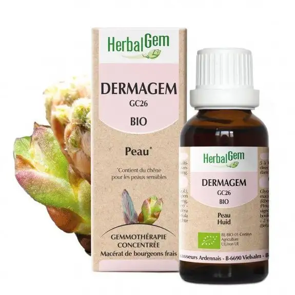 HerbalGem Bio Dermagem peau 30 ml