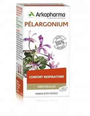 Arkopharma Arkogélules Pelargonium 45 gélules