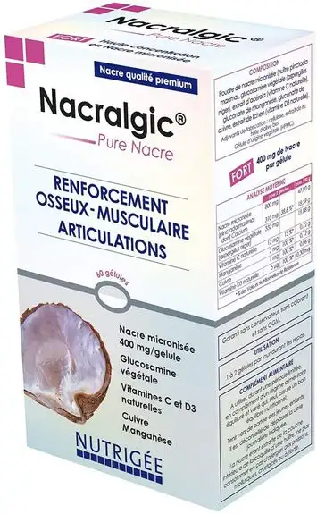 Nutrigée Nacralgic pur nacre 60 gélules