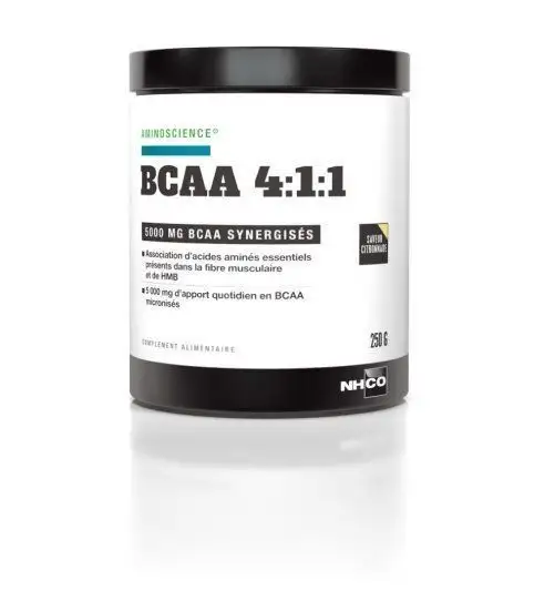 NHCO BCAA4:1:1 acides aminés pot 250 g