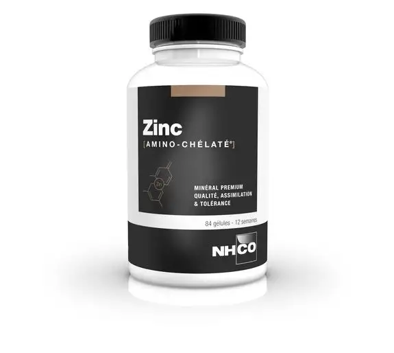 NHCO Zinc amino chélaté 84 gélules