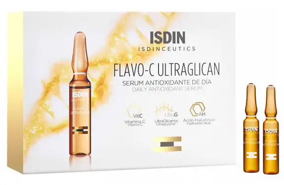 Isdin Flavo-C Ultraglican Sérum - 30 Ampoules