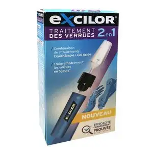 Excilor verrues traitement 2 en 1