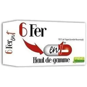 MBE - 6 Fer en 1 60 gélules