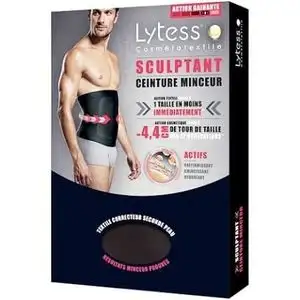 Lytess Ceinture Minceur Homme Taille XXL Noir