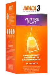 Anaca 3 infusion ventre plat 24 sachets