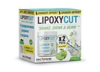 Eric Favre Lipoxycut boisson lot 2 X120 g