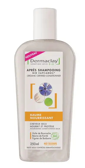 Dermaclay après shampooing baume nourissant bio 250ml