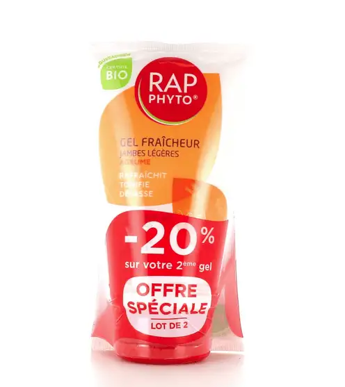 Rap Phyto BIO Gel Tonic Jambes Légères LOT 2 X150 ml