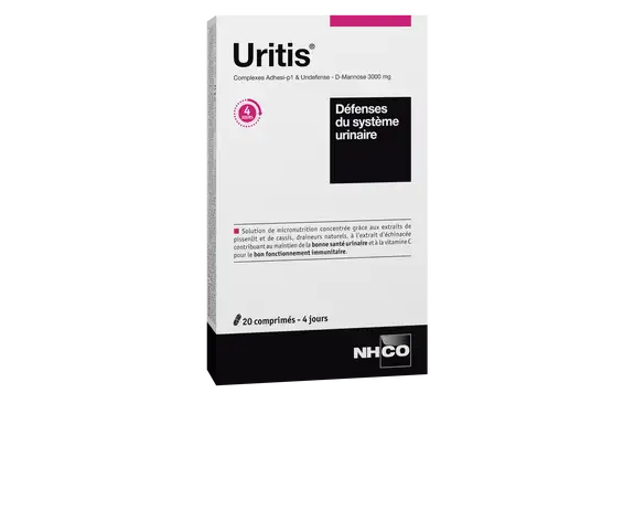Anti gaspi 10/25 NHCO Uritis défenses du système urinaire 20 comprimés