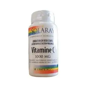 Solaray Vitamines C - 1000 mg -30 comprimés