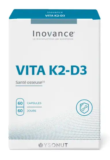 Inovance Vita K2 D3 Capital osseux 60 capsules Ysonut