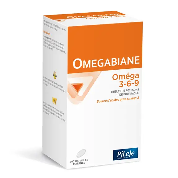 Pileje Omegabiane Oméga 3-6-9 - 100 capsules