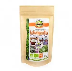 Ecoidées Ashwagandha bio équitable en poudre 200g