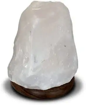 Lampes en Cristal de Sel Halith, 2/4Kg, Blanc