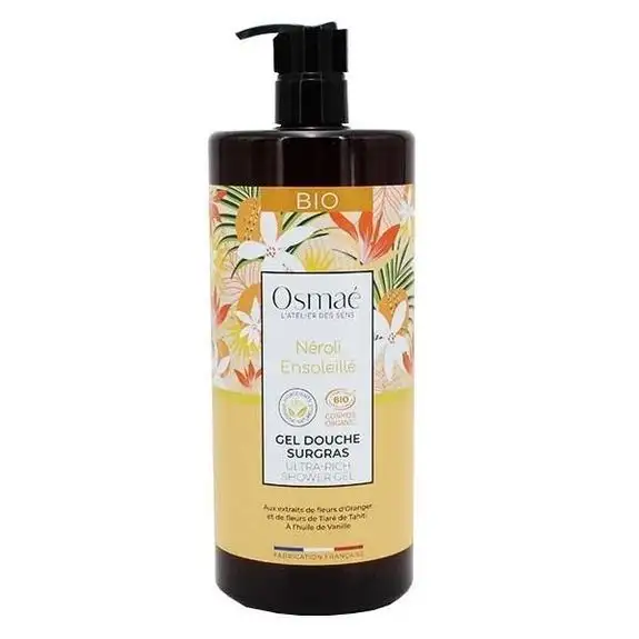 Osmaé Gel Douche Surgras Neroli Ensoleillé Bio 1 litre