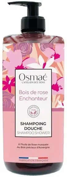 Osmaé Shampoing Douche Bois de Rose Enchanteur 1 litre