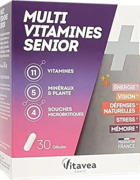 Nutrisanté Multi Vitamines Senior 30 Gélules