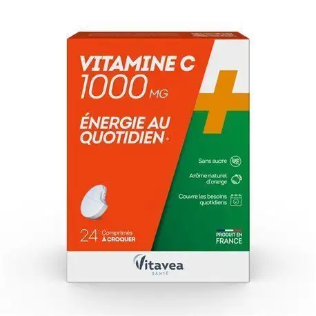 Vitavea Vitamine C 1000 mg 24 Comprimés à Croquer
