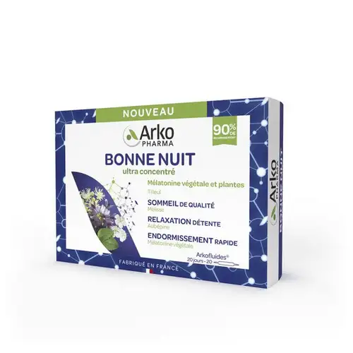 Arkopharma Arkofluides Bonne Nuit - 20 ampoules x10ml