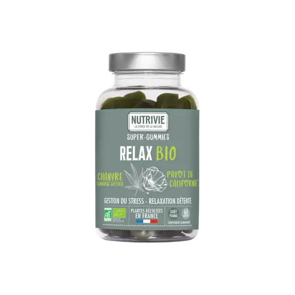 Nutrivie Super-Gummies Relax bio par 60