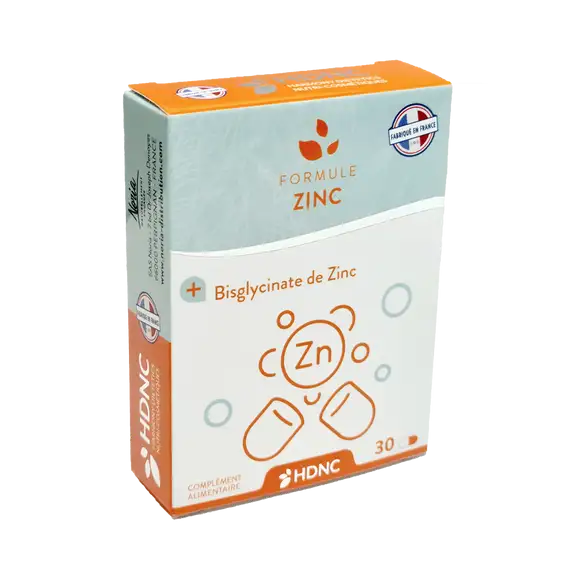 HDNC formule Zinc 30 gélules