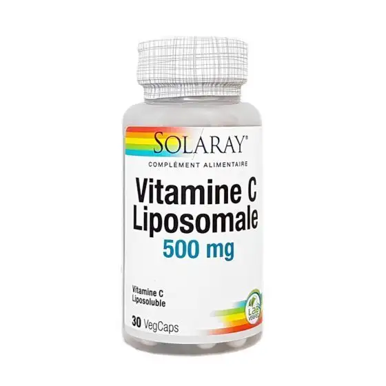 Solaray Vitamine C Liposomale 500 mg 30 Capsules végétales