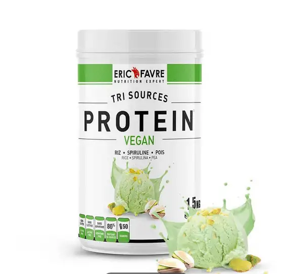 Eric Favre Protéines Vegan pistache 1.5 kg
