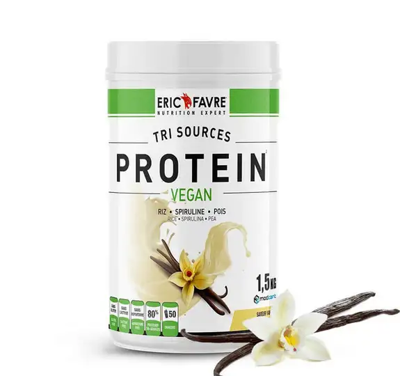 Eric Favre Protéines Vegan vanille 1.5kg