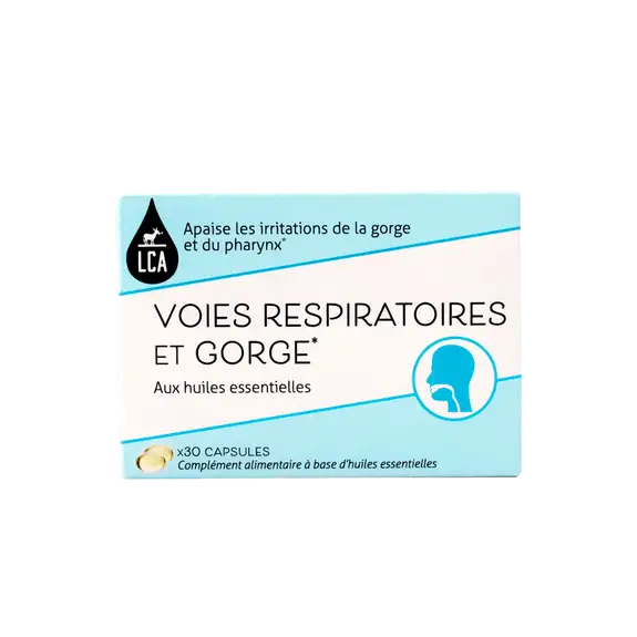LCA Aroma Voies respiratoires et Gorge 30 capsules