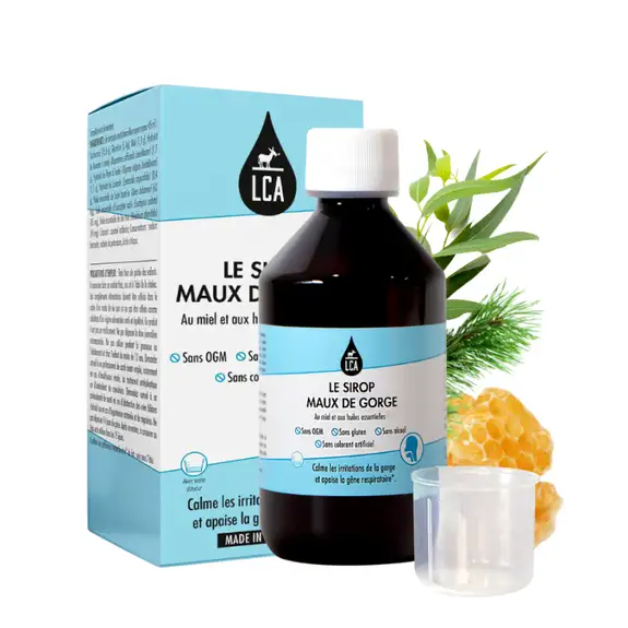 LCA Aroma Sirop Maux de gorge 250ml