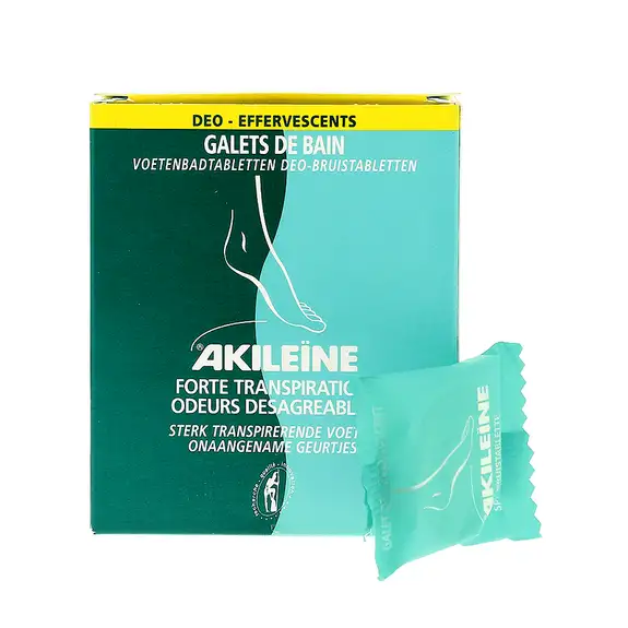 Akileïne Galets de bain déo-effervescents - 7 galets