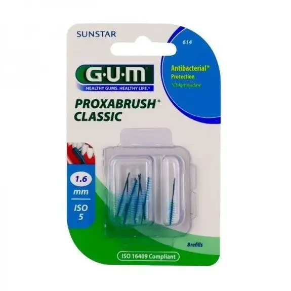 Gum brossettes interdentaires proxabrush 614 classic x8