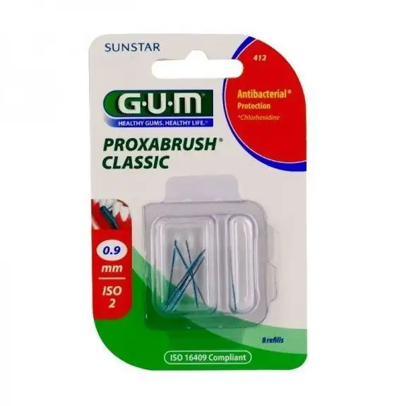 Gum Proxabrush Classic 412- 0.9 mm 8 brossettes