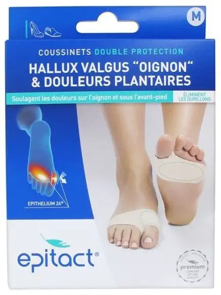 Epitact Coussinets Double Protection 1 Paire taille M