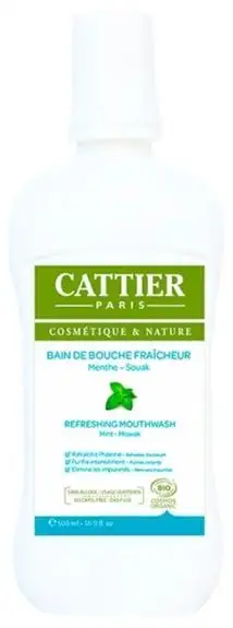 Cattier Bain de Bouche Fraîcheur Bio 500 ml