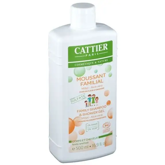 Cattier moussant familial à la fleur d'oranger - 500ml