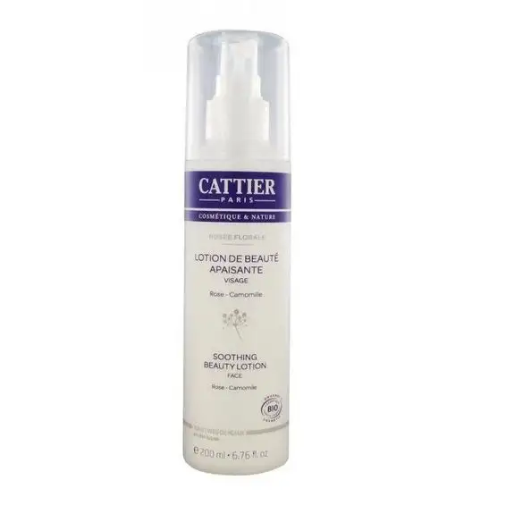 Cattier lotion de beaute bio apaisante visage 200ml