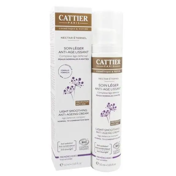 Cattier nectar éternel soin léger bio anti-âge lissant - 50ml