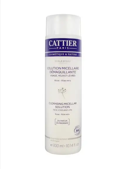 Cattier perle d'eau solution demaquillante bio 300ml