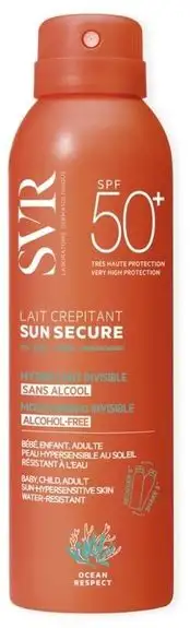 SVR Sun Secure Lait Crépitant SPF50+ 200 ml