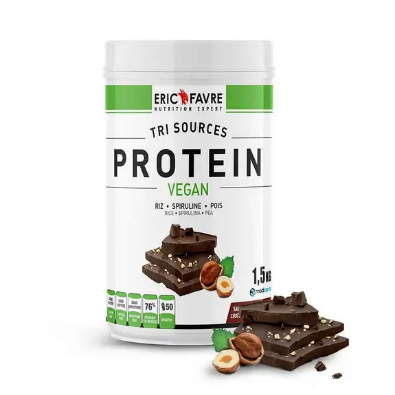 Eric Favre Protéines Vegan chocolat/noisettes 1.5 kg