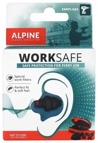 Alpine Hearing Protection Worksafe Bouchons d'Oreille