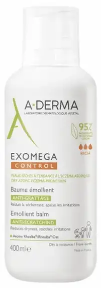 A-Derma Exomega Control Baume émollient 400ml