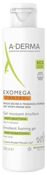 A-Derma Exomega control Gel moussant émollient 200ml