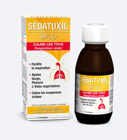 3C Pharma Sédatuxil Sirop 125 ml